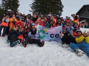 colonie de vacances ski pour ados avec le CEI